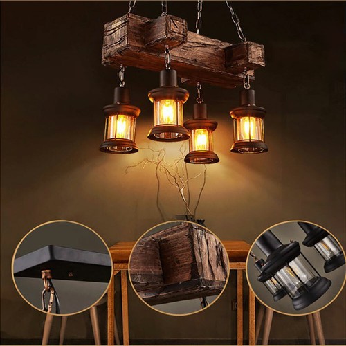Retro lampe rustikale - retro, 4-lampe