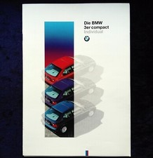 BMW 3er, E 36, Compact Individual Prospekt 1995    mit Preisliste !!!