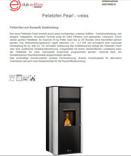 Pelletkaminofen Pearl weis 8,2 kw