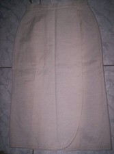 Edler wadenlanger Leinen-Rock "Sievers" in Wickel-Optik, neu, Gr. 38