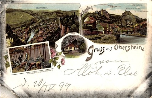 Litho oberstein der nahe - oberstein, an