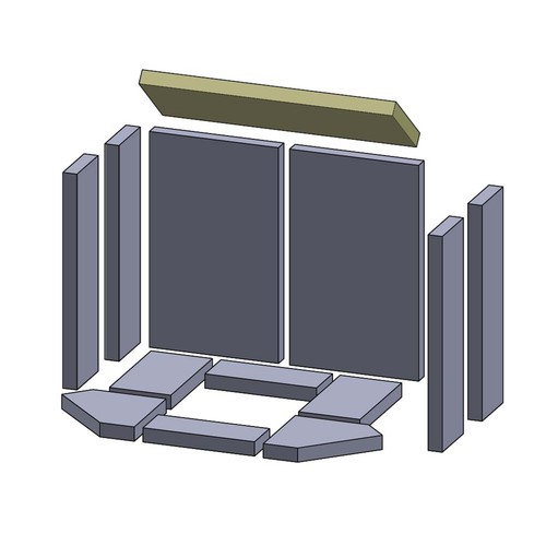 Heizgasumlenkplatte 450 145 - heizgasumlenkplatte,
