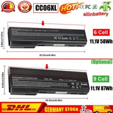 6/9Zellen 6360b AKKU Für HP