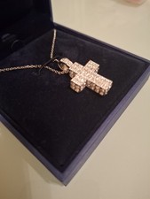 Swarovski Kette mit Kreuz Anhänger-ORIGINAL