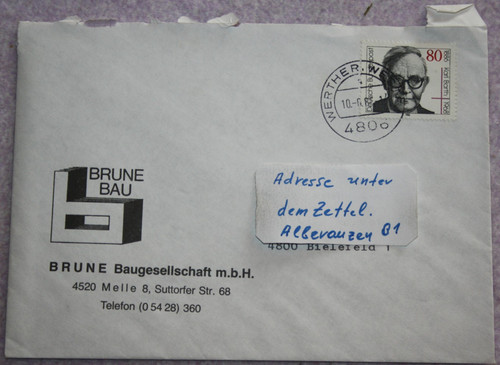 Von werther nach - bu.,