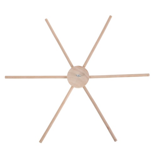 Windspielständer aus holz - aus,