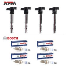 4x ZÜNDSPULE + 4x BOSCH