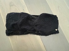 Secret Possessions, schwarzer Spitzen BH/Bandeau, Gr. M
