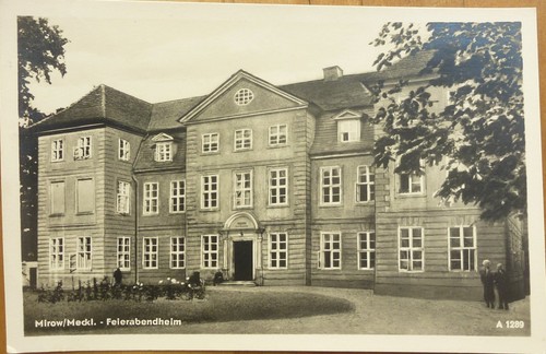 Schloss mirow 1952 - mirow, ex