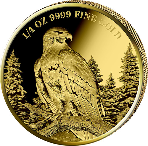 Goldmünze steinadler oz - steinadler, 1/4