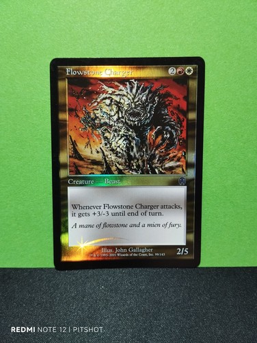 Foil flowstone charger - flowstone,