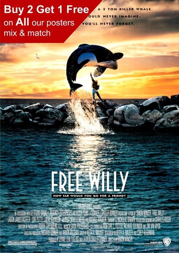 Free willy 1993 filmplakat - free,