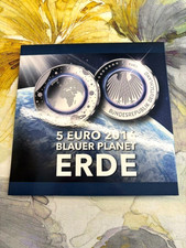 5 x 5 Euro Münzen BRD Blauer