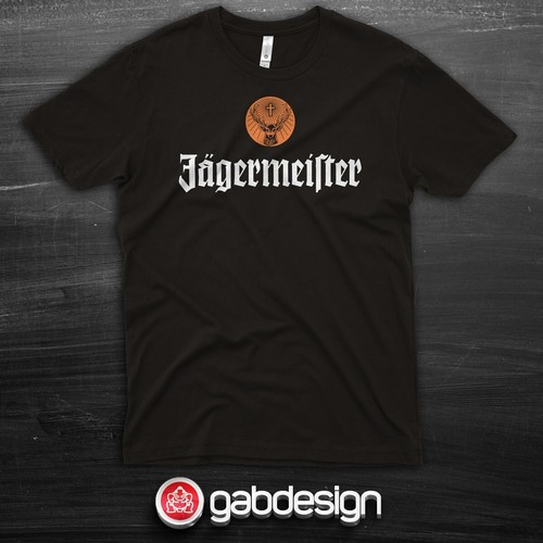 Jägermeister shirt schwarz - t-shirt,
