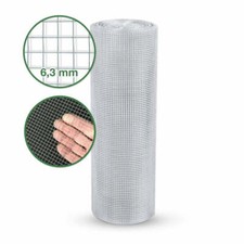 Zuschneidbar Gitter Draht Wühlmausgitter Verzinkt Volierendraht Drahtzaun 6,3mm