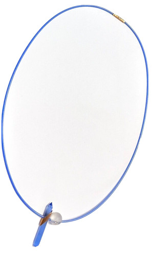 Bunz silikon halsreif blau - silikon, 70