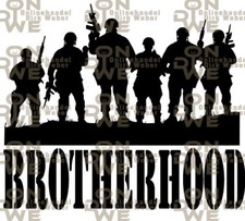 Aufkleber "Brotherhood" groß