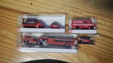 H0 1:87 Busch 46004 44355 489312 u. Interschutz 4x Feuerwehr Modelle in OVP