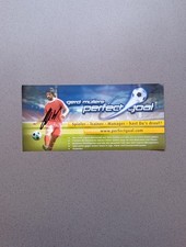 Autogrammkarte Fleyer Bayern München. WM 1974 Gerd Müller Original Signiert