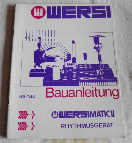 Wersi bauanleitung wersimatic - wersi,