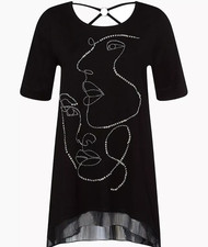 TREDY Neue Mode Glitzer Tunika