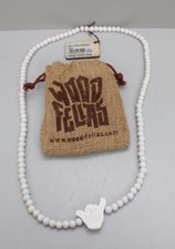 Wood Fellas Halskette 10395 Hang Loose weiß, NEU