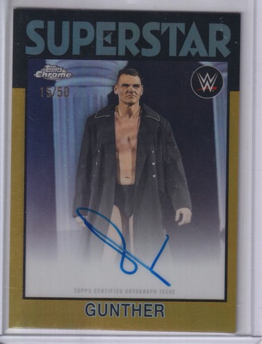 2026 topps chrome wwe gunther - 2026,