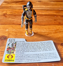 GI Joe Action Force BAT 1986 Vintage Incomplete