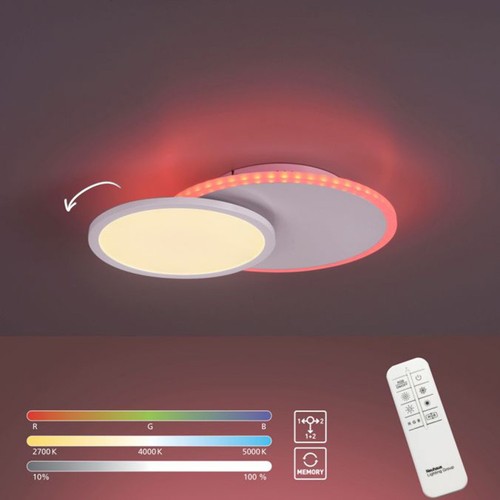 Led deckenleuchte weiß 39cm - led,