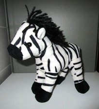 Plüschtier Kuscheltier Heunec Zebra ca. 18 cm Stofftier 