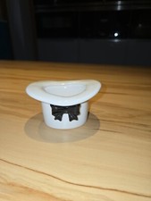 Deko-Artikel, Zylinderhut, weiss, Keramik