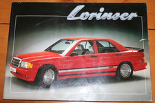 Mercedes Lorinser Katalog 1984 - W126 /123/ R107/ W116 - W 201-  mehrsprachig