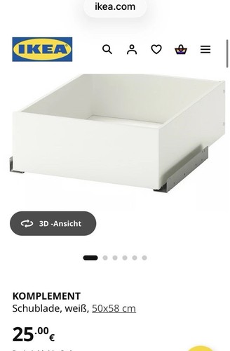 Ikea komplement schublade - komplement, -schublade