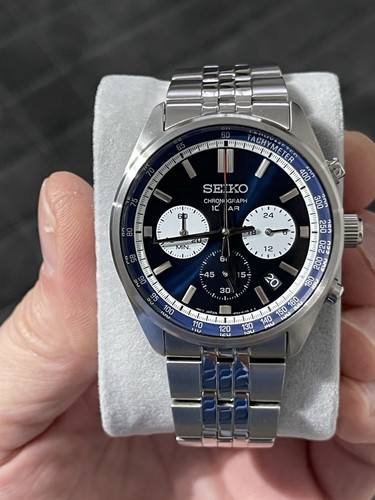 Seiko herren chronograph blue - herren,