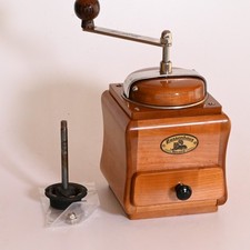 Zassenhaus 559 Record Kaffeemühle Edelstahlmahlwerk Kirschholz coffee grinder