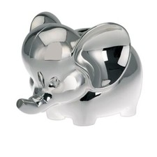 Spardose Sparschwein Silber Geldgeschenk Sparbüchse Spardosen Schwein Versilbert