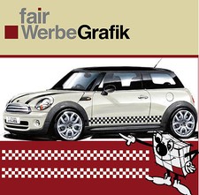 Seitenaufkleber - Mini Cooper