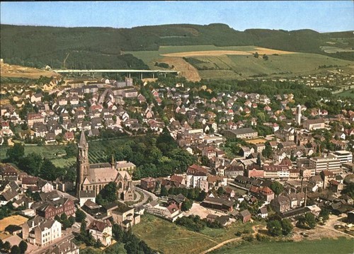 Letmathe flugaufnahme kirche - letmathe,