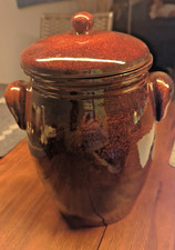 Neuwertiger zeitloser Keramik Rumtopf Früchtetopf Fruchttopf Topf ca. 5l