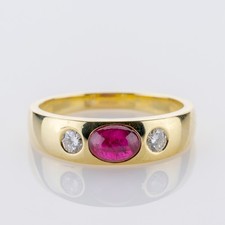 Ring aus 585er Gelbgold mit