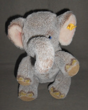 Steiff elefant mit knopf - ,