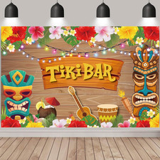 Hawaii Tiki Bar Party Banner
