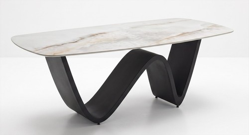 Designer esstisch keramik - esstisch,