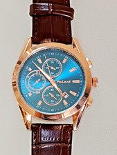 Herrenarmbanduhr rotgold