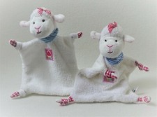 Die Spiegelburg Schaf Lamm Pilzstickerei Schmusetuch Kuscheltuch Schnuffel(T193)