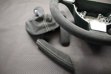 LENKRAD PORSCHE 911 997 GT3  NEUBEZIEHEN ALCANTARA+HANDBREMSE+SCHALTKNAUF