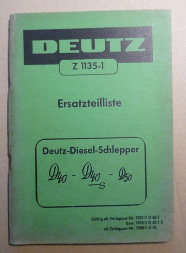 Deutz schlepper d40 - schlepper, d40s