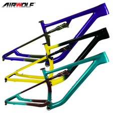 AIRWOLF FULL Suspension 29er Carbon MTB Gradient Cyclocross Bike Frame 148*12mm