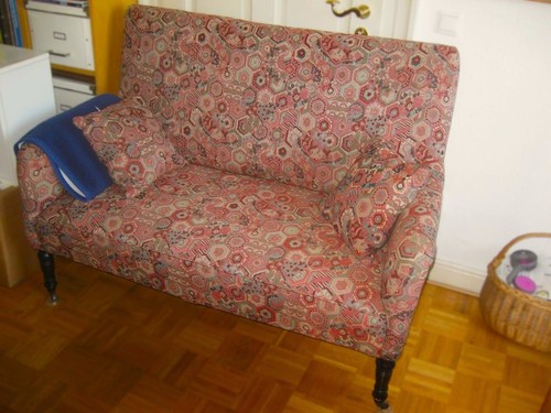 Vintage ohrensofa - vintage, im