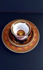 ROSENTHAL VERSACE  MEDUSA RED DREI TEILIGES TEE GEDECK 1.WAHL